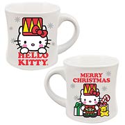 Hello Kitty Merry Christmas 12 oz. Fluted Ceramic Mug